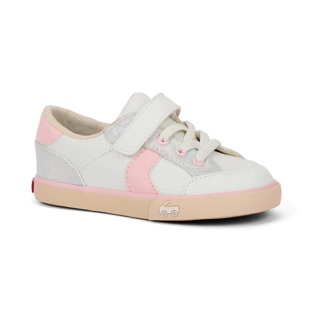 See Kai Run Connor Sneakers Toddler 5 M White Pink Low Top Casual Shoes ZOGG3319
